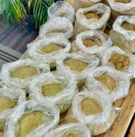 Kief powder obtained by dry sifting CBD flowers