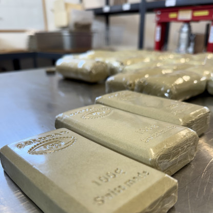 Produktion von Goldbar420 CBD-Hasch-Barren, Schweizer CBD-Grosshandel